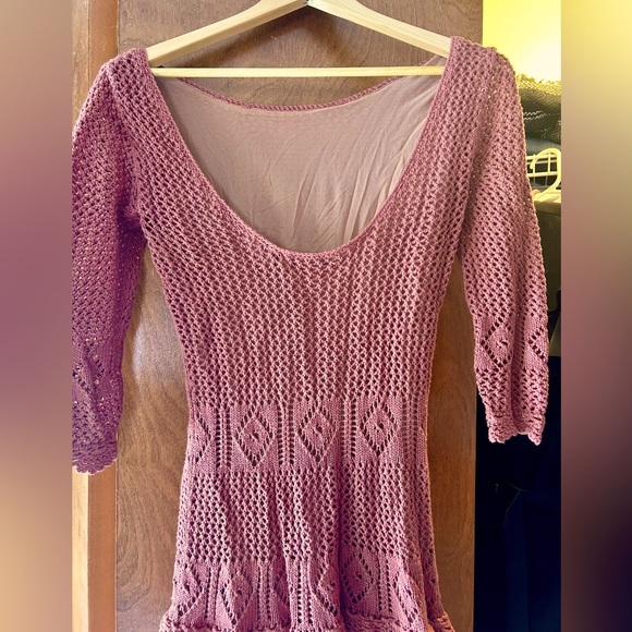 Gorgeous boho crocheted dress - Picture 2 of 3